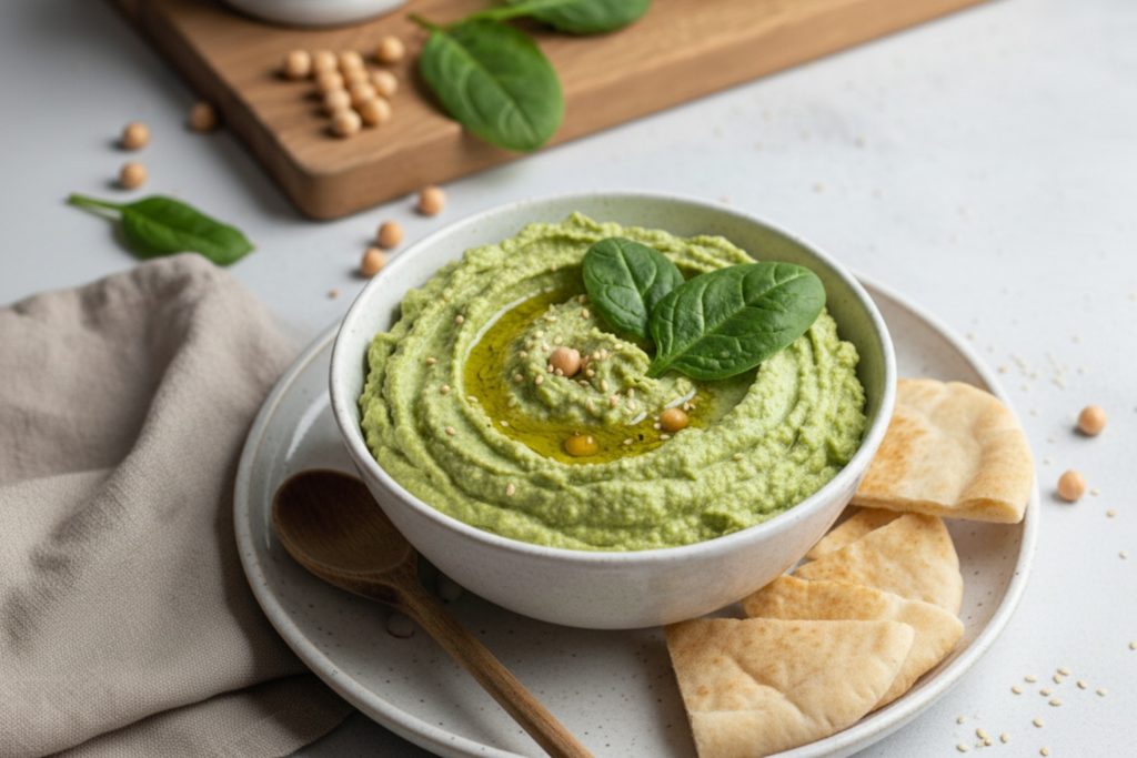 Zeleni humus sa spanaćem
