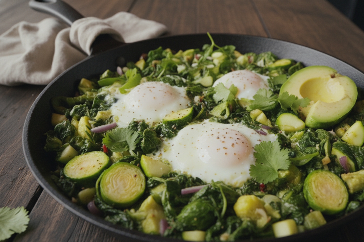 Recept za zelenu šakšuku